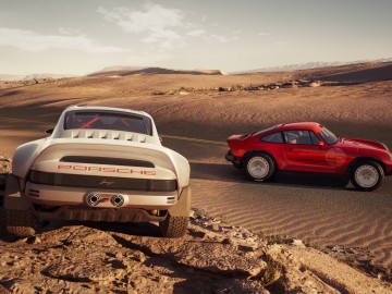 Singer ACS w stylu dakarowego Porsche 911